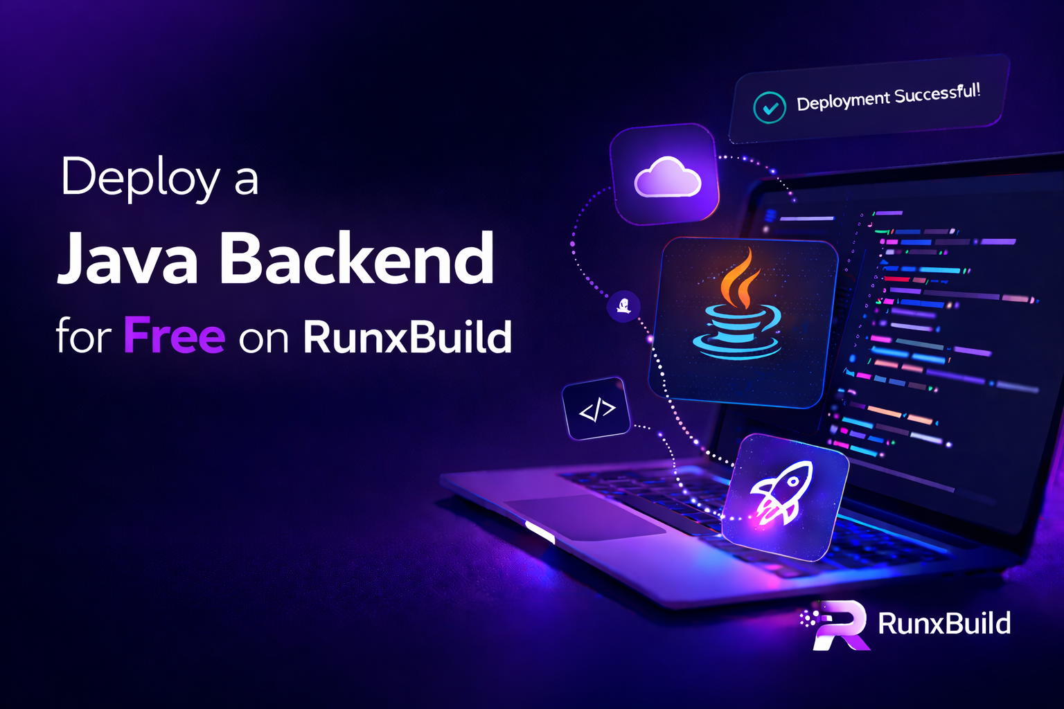 Deploy a Java Backend for Free on RunxBuild using GitHub build settings and RunxBuild deploy logs